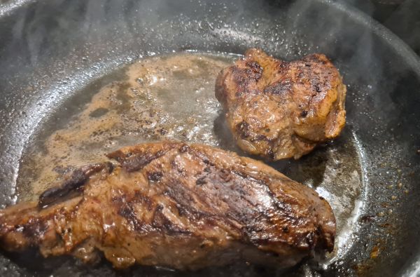 Deer in the pan